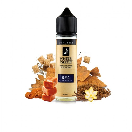 White Note Flavor Base RY4 Tobacco 20ml to 60ml