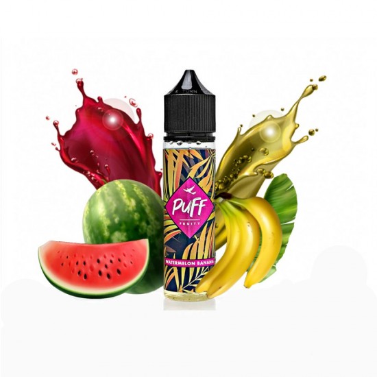 Puff Fruity Flavor Shots Watermelon Banana 20ml to 60ml