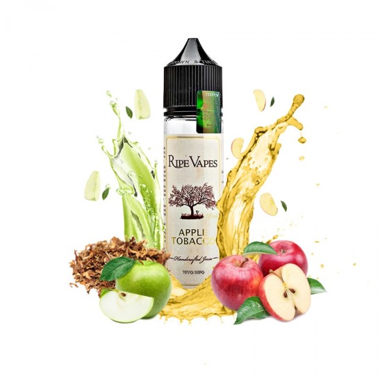 Ripe Vapes Shortfills - Apple Tobacco 50ml to 60ml