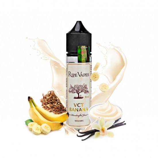 Ripe Vapes Shortfills - VCT Banana 50ml to 60ml