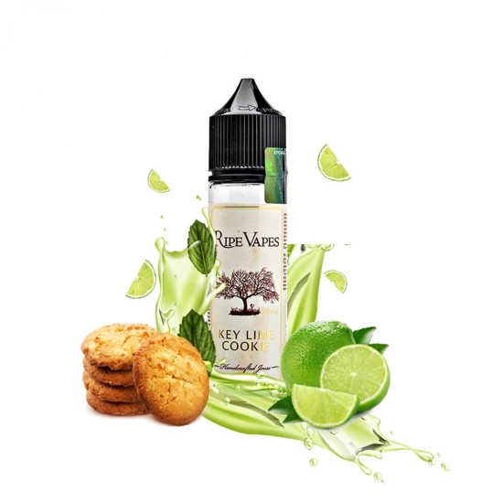 Ripe Vapes Shortfills - Key Lime Cookie 50ml to 60ml