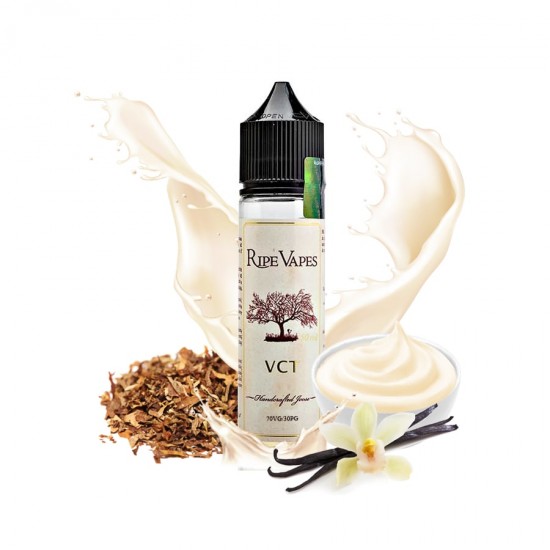 Ripe Vapes Shortfills - VCT (Vanilla-Custard-Tobacco) 50ml to 60ml