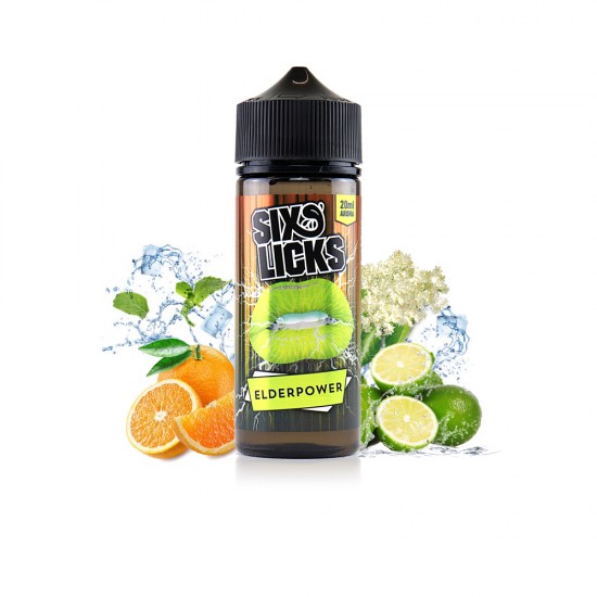 Six Licks Flavor Base Elderpower 20ml to 120ml