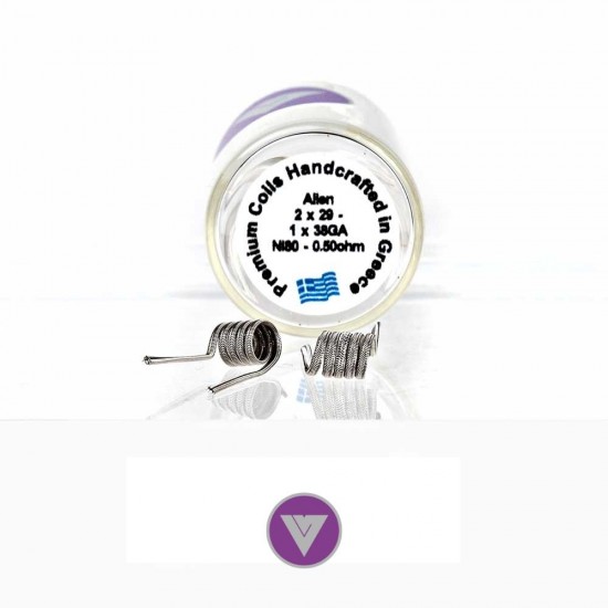 Velvet Vape Premium handmade coils Alien Ni80 0.5ohm
